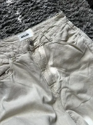 Rolla's Heidi High Rise Loose Straight Tan Khaki Stone‎ Jean size 27 thumbnail 10