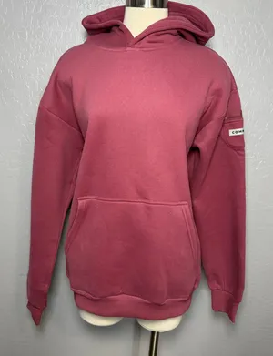 Comfrt Travel Essentials Hoodie, Berry, M Purple Size M thumbnail 1