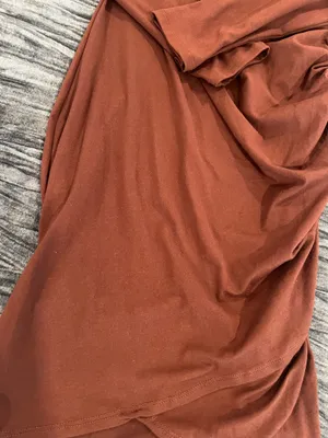 Elegant Brown Long Sleeve Dress by Miss U Size S thumbnail 3