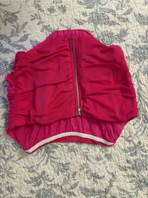 Strapless Pink Corset Top thumbnail 4