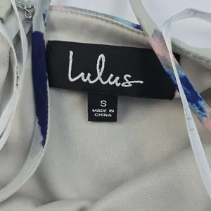 Lulus All I Need Floral Print Lace-Up Maxi‎ Dress in Grey Small thumbnail 5