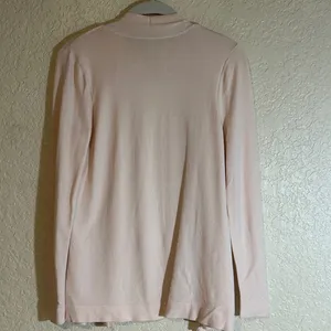 LOFT Women's Pink Lightweight Open‎ Front Long Sleeve Cardigan Sweater XS thumbnail 7