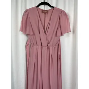 Jessakae Dusty Pink Eloise Chiffon Maxi Dress Sz.S thumbnail 4