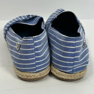 Nautica Idelle Blue White Striped Espadrille Flats Knotted Bow Womens‎ 9.5 thumbnail 6