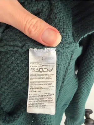 Old‎ Navy Emerald Isle Textured Cotton Crewneck Sweater Large thumbnail 3