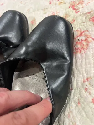 Black Women's Block Heel Mary Jane Pumps thumbnail 4