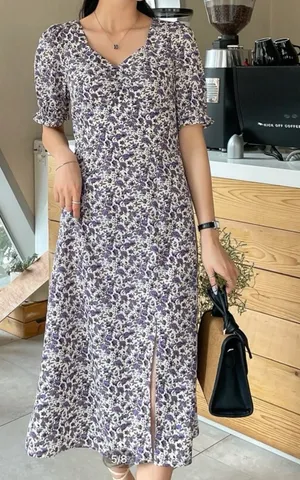 Floral Dress Multi Size M thumbnail 1