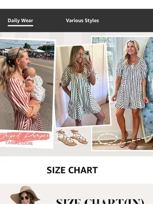 Amazon Bop Around Romper Striped Loose Puff short Sleeve beige tie front bow thumbnail 3