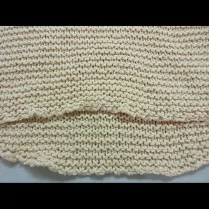 Free People sweater chunky v-neck pale pink sz Med thumbnail 4