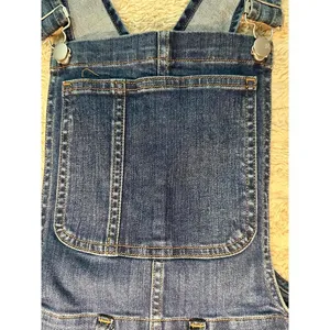 Madewell classic medium wash skinny frayed hem denim overalls Size XXS thumbnail 5