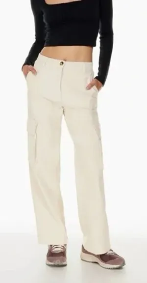 Wilfred Free Aritzia New Highway Cargo Pants Tan Size 4 thumbnail 1