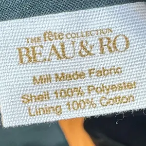 Beau & Ro Waverly Dress in black taffeta NWOT XS thumbnail 5