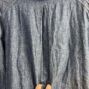 Free People Linen V-Neck Collar Long Sleeve Mini Dress w/ Pockets- Size XS thumbnail 13