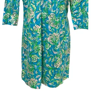 Lilly Pulitzer Tessa Dress‎ 3/4 Sleeve Resort Travel Coastal Vacation XXS thumbnail 4