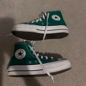 Kelly Green Platform Converse Chuck Taylor 8 thumbnail 4