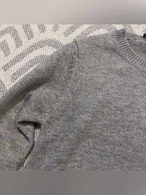 ZARA WOMAN Grey High-Low Knit Sweater NWT thumbnail 4