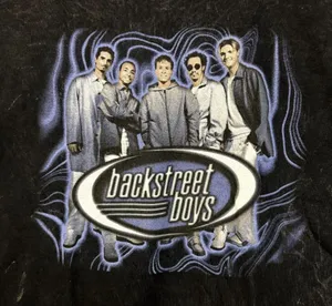Backstreet Boys Millennium Poster Pop Boy Band Tee M/L thumbnail 2