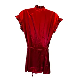 Cinemaetoile Seductivewear Red Robe nwt‎ Size M thumbnail 4
