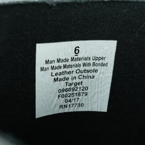 Merona Rain Boots Womens 6 Black Rubber Waterproof Lace Up Red‎ Laces Utility thumbnail 9