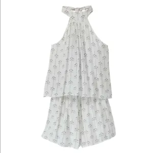 L*SPACE Kelly Native Geo Romper in Ivory size small thumbnail 5