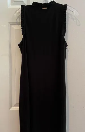 Michael Kors Black Ruffle Sleeve Mini Dress thumbnail 1