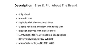 Show Me Your Mumu Blouse thumbnail 5