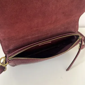 Madewell The Flap Convertible Crossbody Bag in Dark Cabernet thumbnail 6