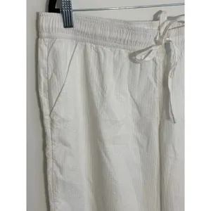 Hollister‎ Seersucker Baggy Pull on Pants NWT size Large Long thumbnail 2