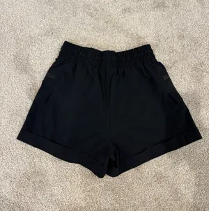 Layer8 Black Athletic Shorts With Pockets thumbnail 2