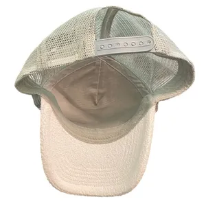 Boys Lie Angel Cherub Terry Cloth Trucker Hat Gray White Snapback Y2K Streetwear thumbnail 5