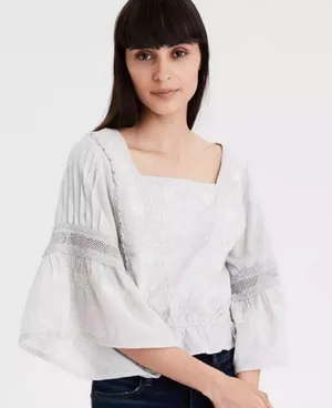 American Eagle Square Neck Long Sleeve thumbnail 1