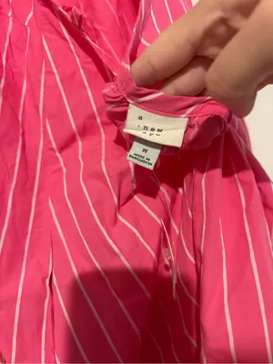 A New Day Sleeveless Shift Mini‎ Dress pin Striped Pink White Size medium thumbnail 10