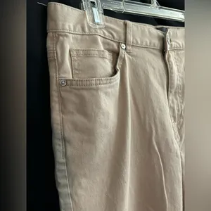 H&M Women’s Slim Fit Khaki Colored Pants SZ 34 thumbnail 7
