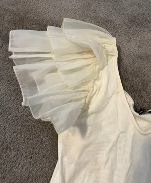 These Three Boutique FORE Cream Bodysuit thumbnail 2