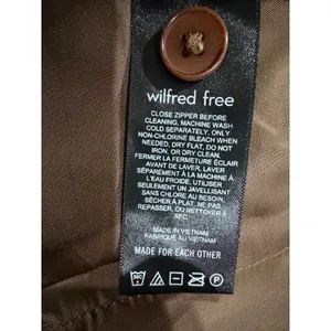 Wilfred Free Brown Vegan Leather Ascendent Pant Straight Leg Size 10 Minimalist thumbnail 8