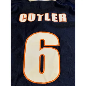 Chicago Bears Cutler 6 Women’s Large Jersey,‎ NFL Team Apparel Blue Football thumbnail 13