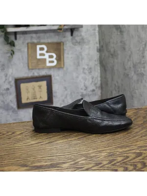 Arezzo Women's Leather Emma Loafers Black 9.5B thumbnail 6