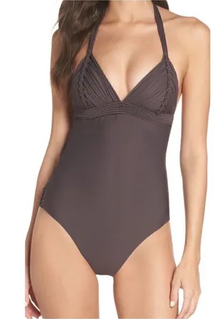 New. PilyQ macramé one piece. Normally $149 thumbnail 1