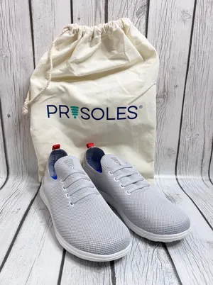 PR SOLES Active Recovery Slip On Gray Sneakers Women’s 9 Or Men’s 7 Like New thumbnail 1