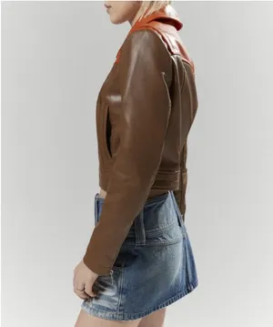 Urban Outfitters Silence + Noise Mariah Faux Leather Western Jacket thumbnail 5