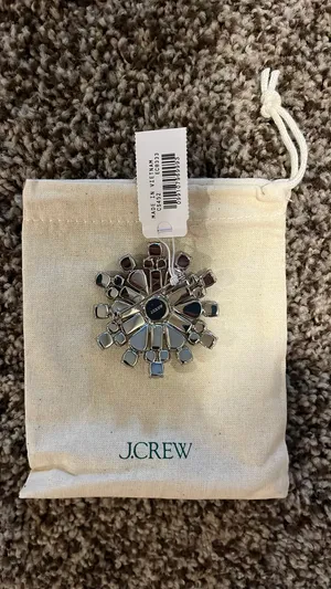 J.Crew Multitone Brooch thumbnail 2