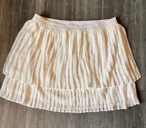 LC Lauren Conrad white tennis skirt tiered skirt thumbnail 1