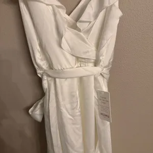 SHOW ME YOUR MUMU Alexis Satin Midi Dress‎ thumbnail 6