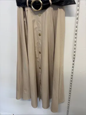 Zara Black & Cream Sleeveless Maxi Dress with Gloss Belt thumbnail 6