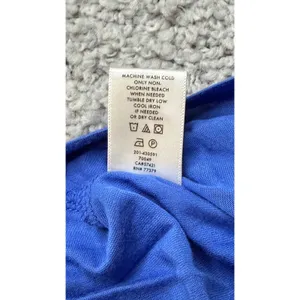 Ann Taylor Womens Blue Ruffle Tiered Camisole Spaghetti Strap Tank Top Large thumbnail 3