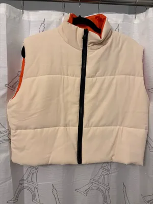 Puffy vest Tan Size L thumbnail 2