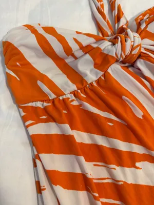 Vintage Dress Orange Size M thumbnail 2