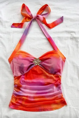 SheIn Summer Halter Top thumbnail 1