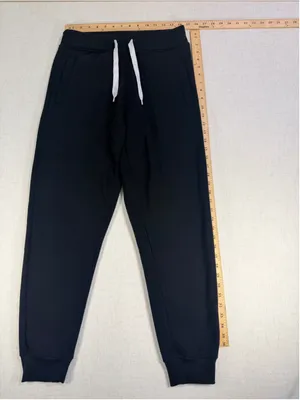 Southpole Men’s Fleece Jogger Sweatpants Contrast Drawstring Pockets Black Small thumbnail 3
