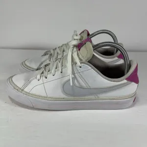 Nike Court Legacy Low White Metallic Silver Pink - Women's Size 8 /6.5Y thumbnail 2